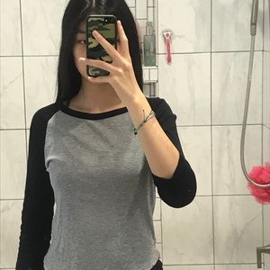 Black and Grey H&M Tee